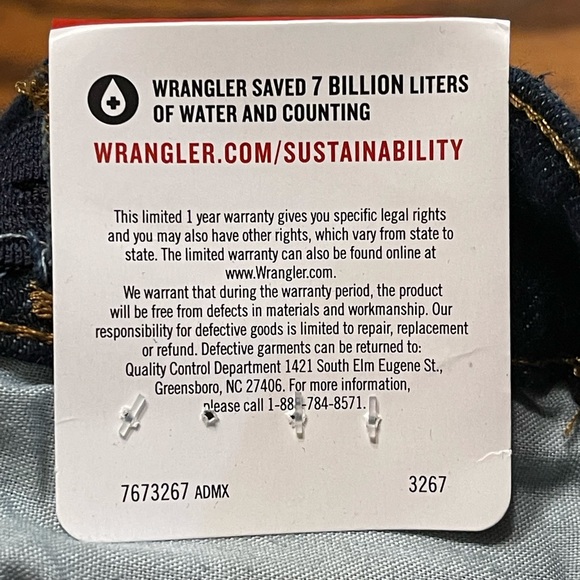 WRANGLER | Classic Boot Flex Husky Dark Wash Jeans - Picture 7 of 9